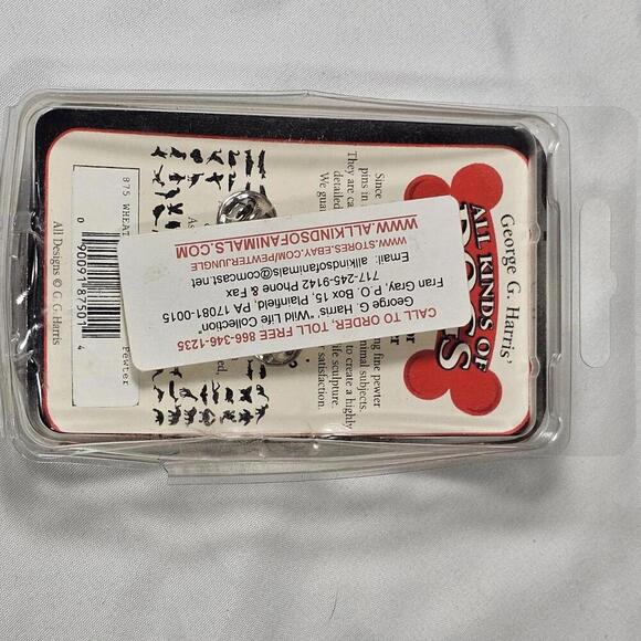 George G. Harris All Kinds Of Dogs Pewter Dachshund Hound Wiener Dog Lapel Pin - Picture 3 of 3